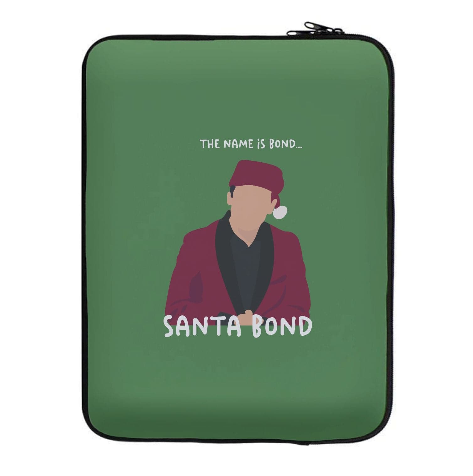 Santa Bond Laptop Sleeve