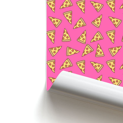 Pizza Pattern Poster