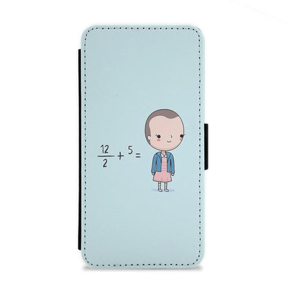 Eleven - Funny Stranger Things Pun Flip Wallet Phone Case - Fun Cases