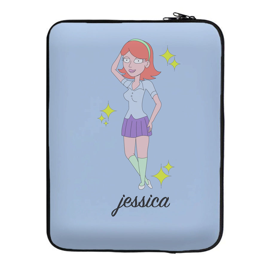 Jessica - Rick And Morty Laptop Sleeve
