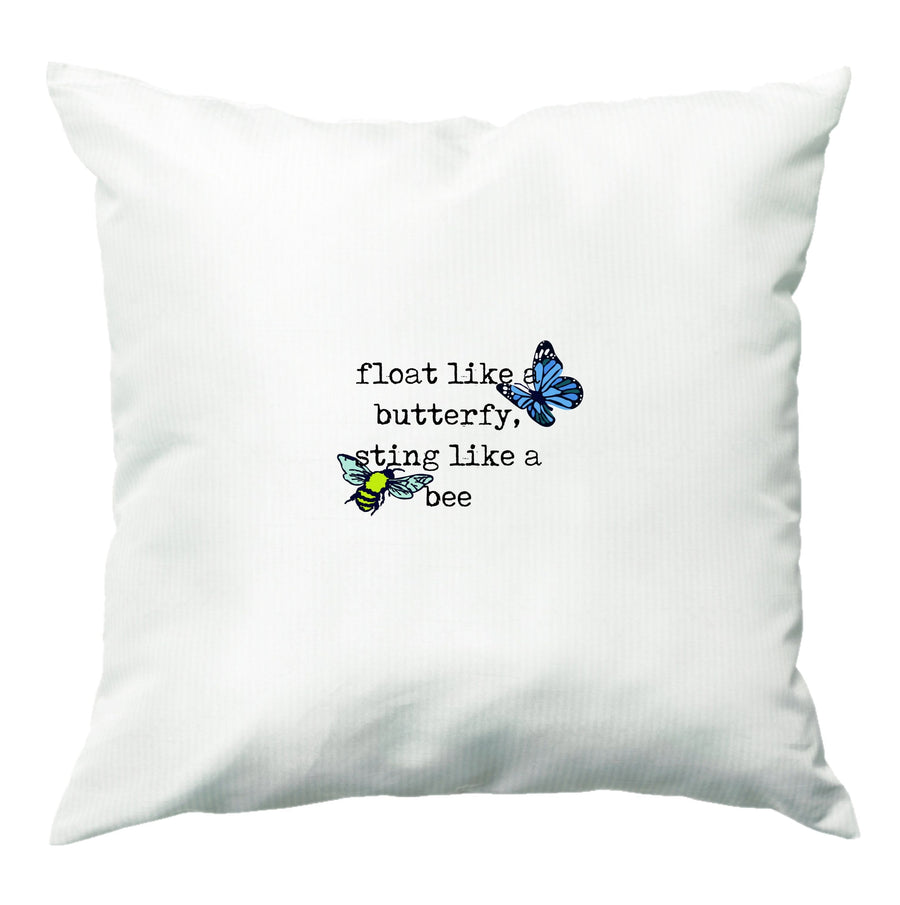 Float like a butterfly, sting like a bee - Boxing Cushion