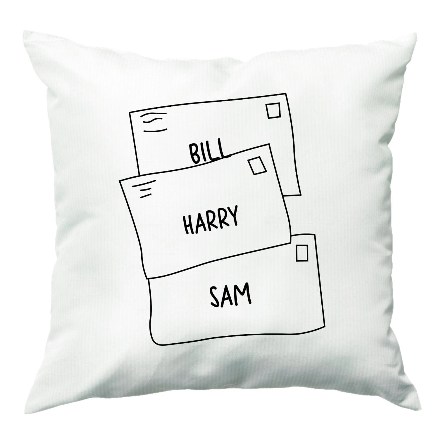 Bill, Harry And Sam Cushion