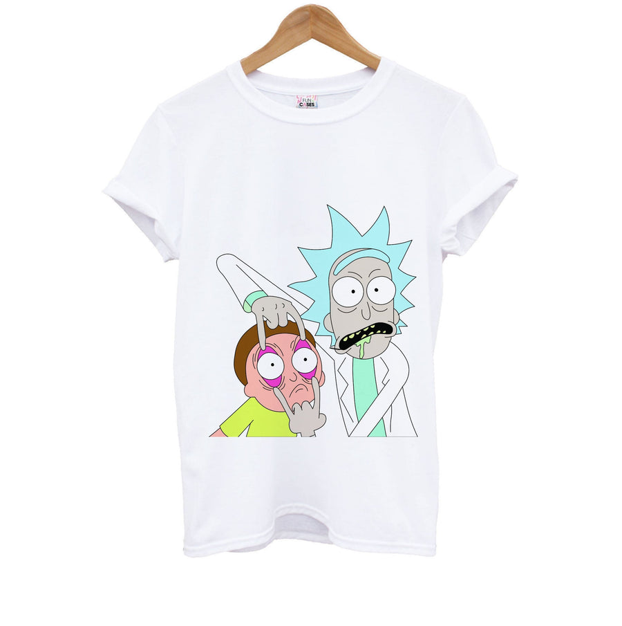 Psychedelic - Rick And Morty Kids T-Shirt
