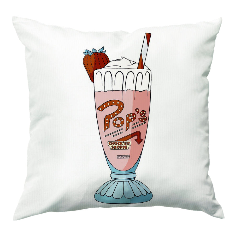 Pop's Chock'lit Shoppe Milkshake - Riverdale Cushion