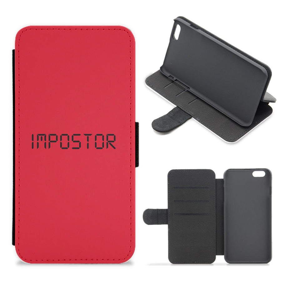 Imposter - Among Us Flip / Wallet Phone Case