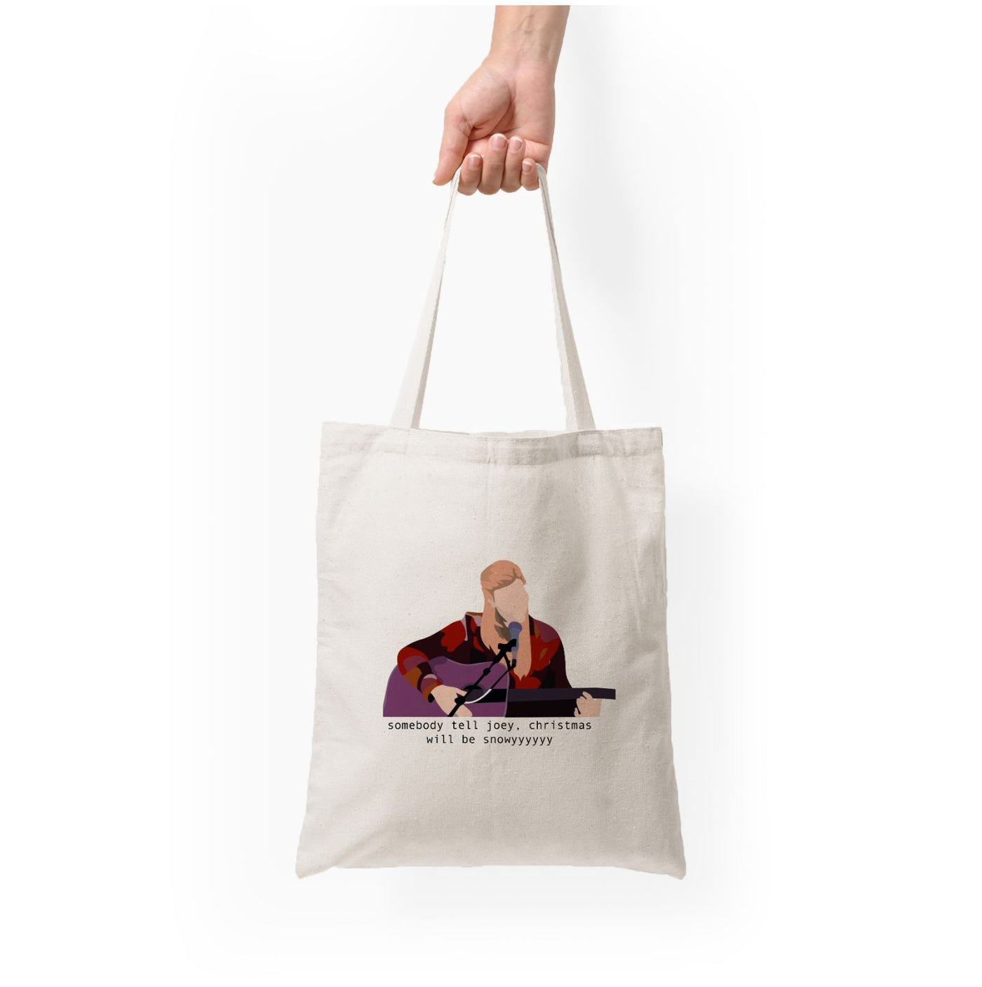 Somebody Tell Joey, Christmas Will Be Snowyyy - Friends Tote Bag