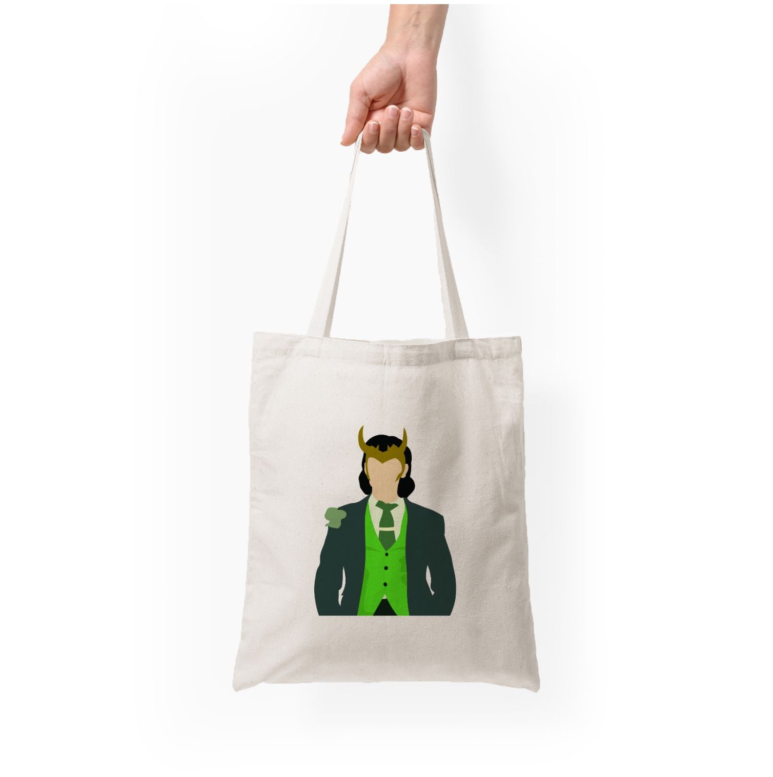 With Horns Tote Bag