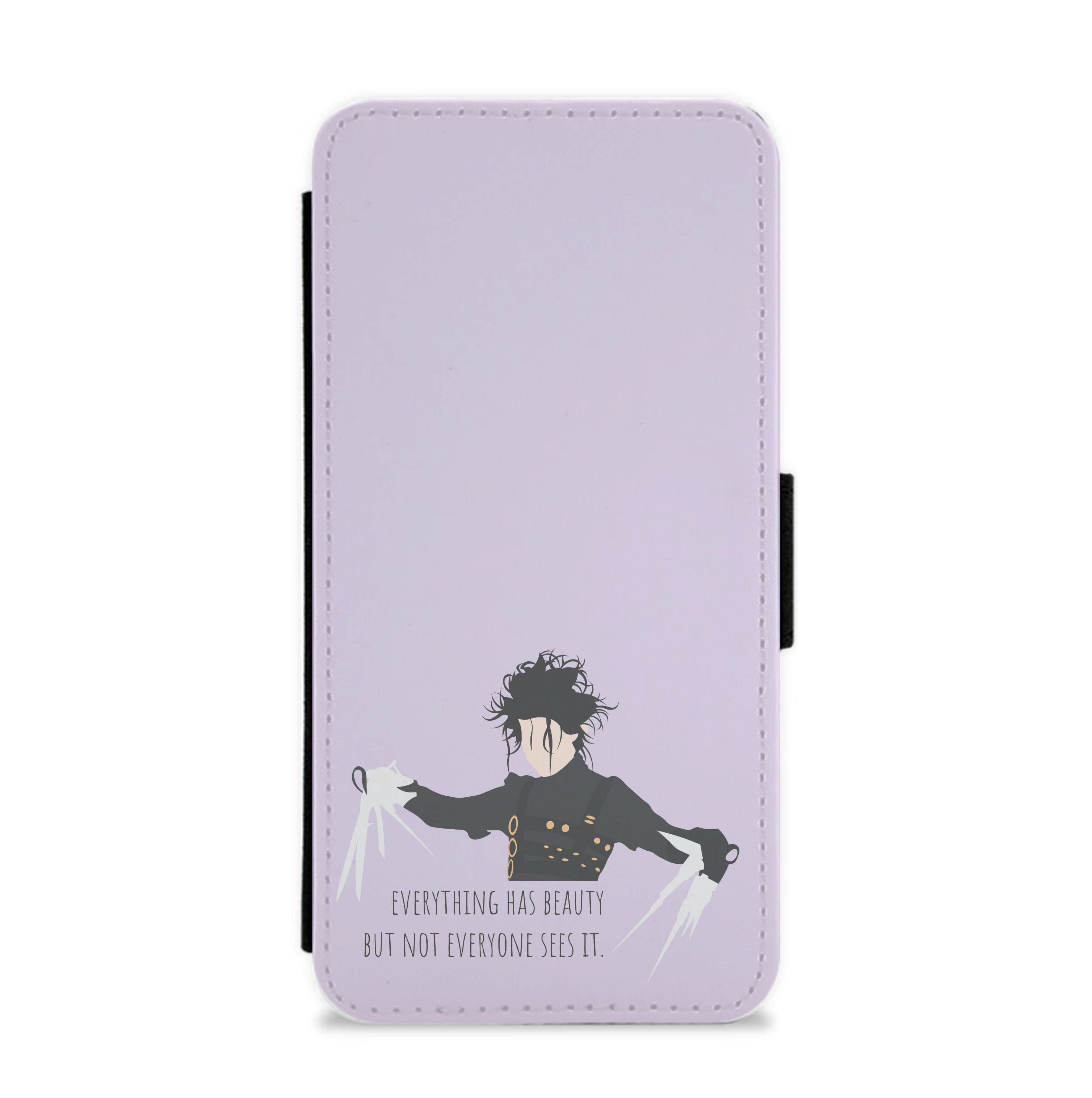 Everything Has Beauty - Scissorhands Flip / Wallet Phone Case