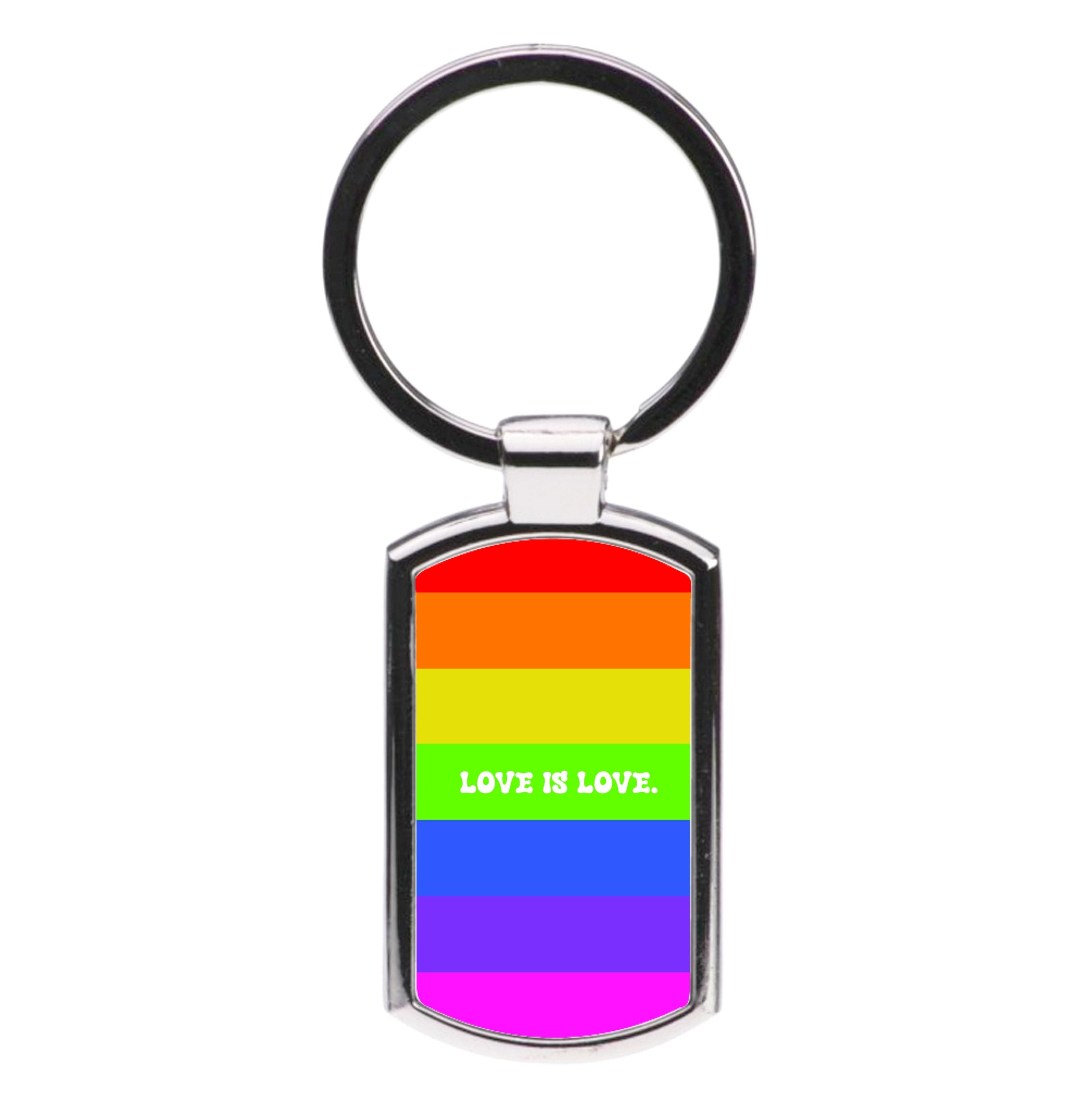 Love Is Love - Pride Luxury Keyring