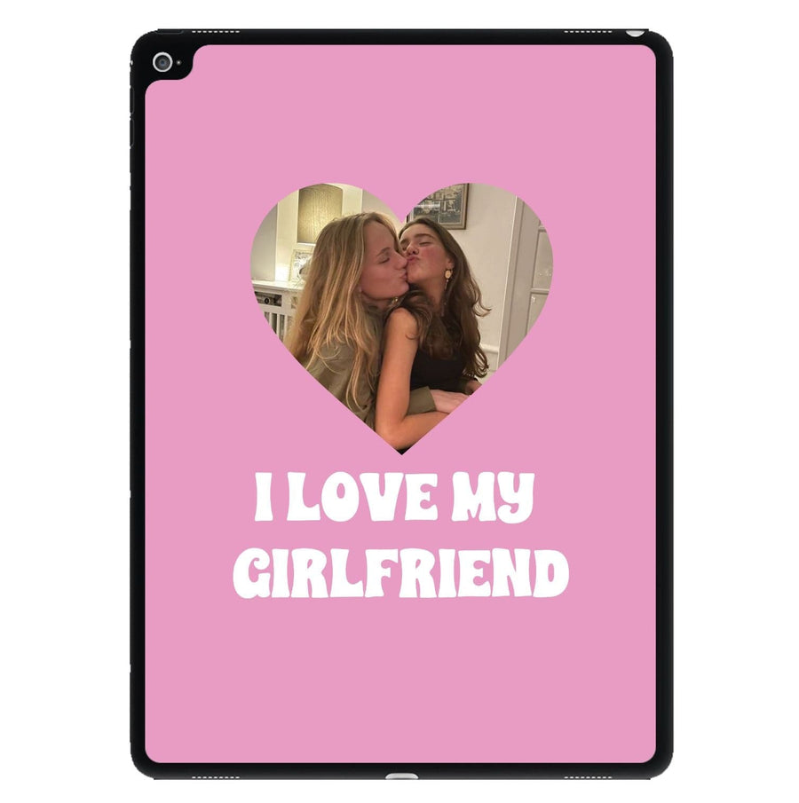 I Love My Girlfriend - Personalised Couples iPad Case
