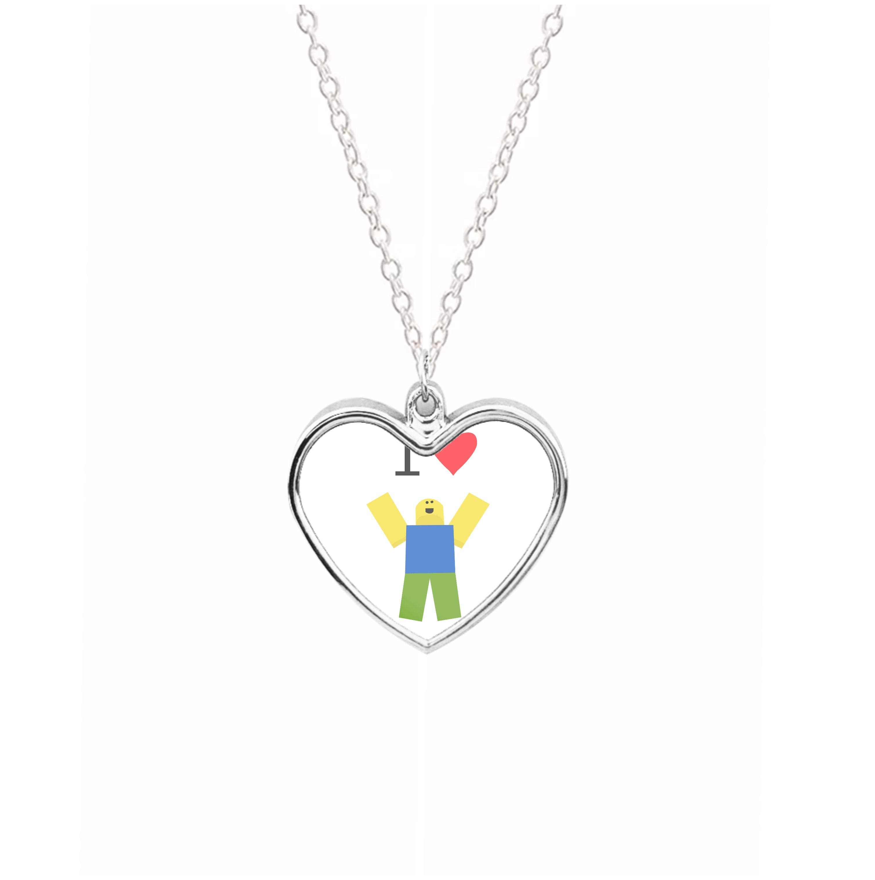 I love Blox Gaming Necklace