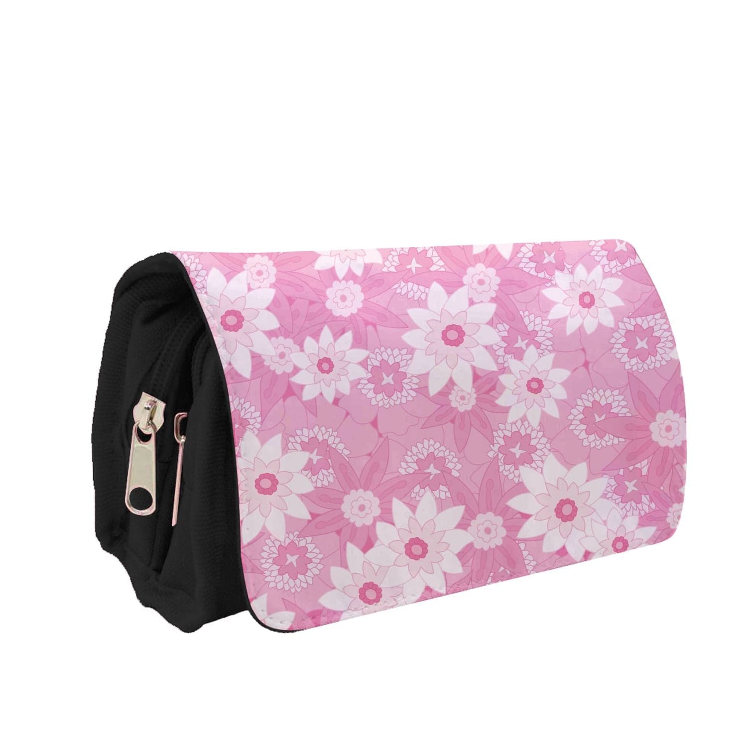 Pink Flowers - Floral Patterns Pencil Case