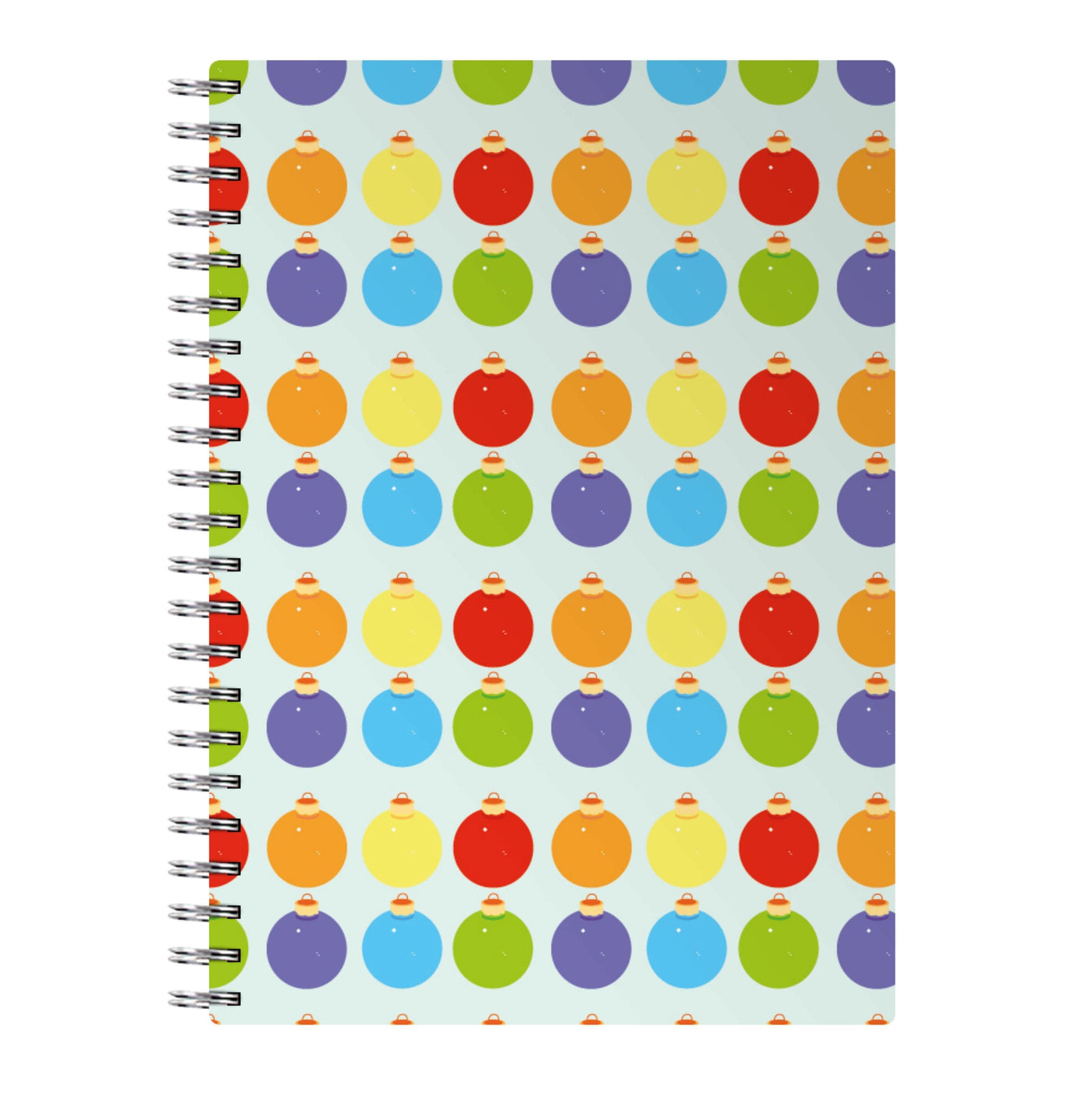 Baubles - Christmas Patterns Notebook