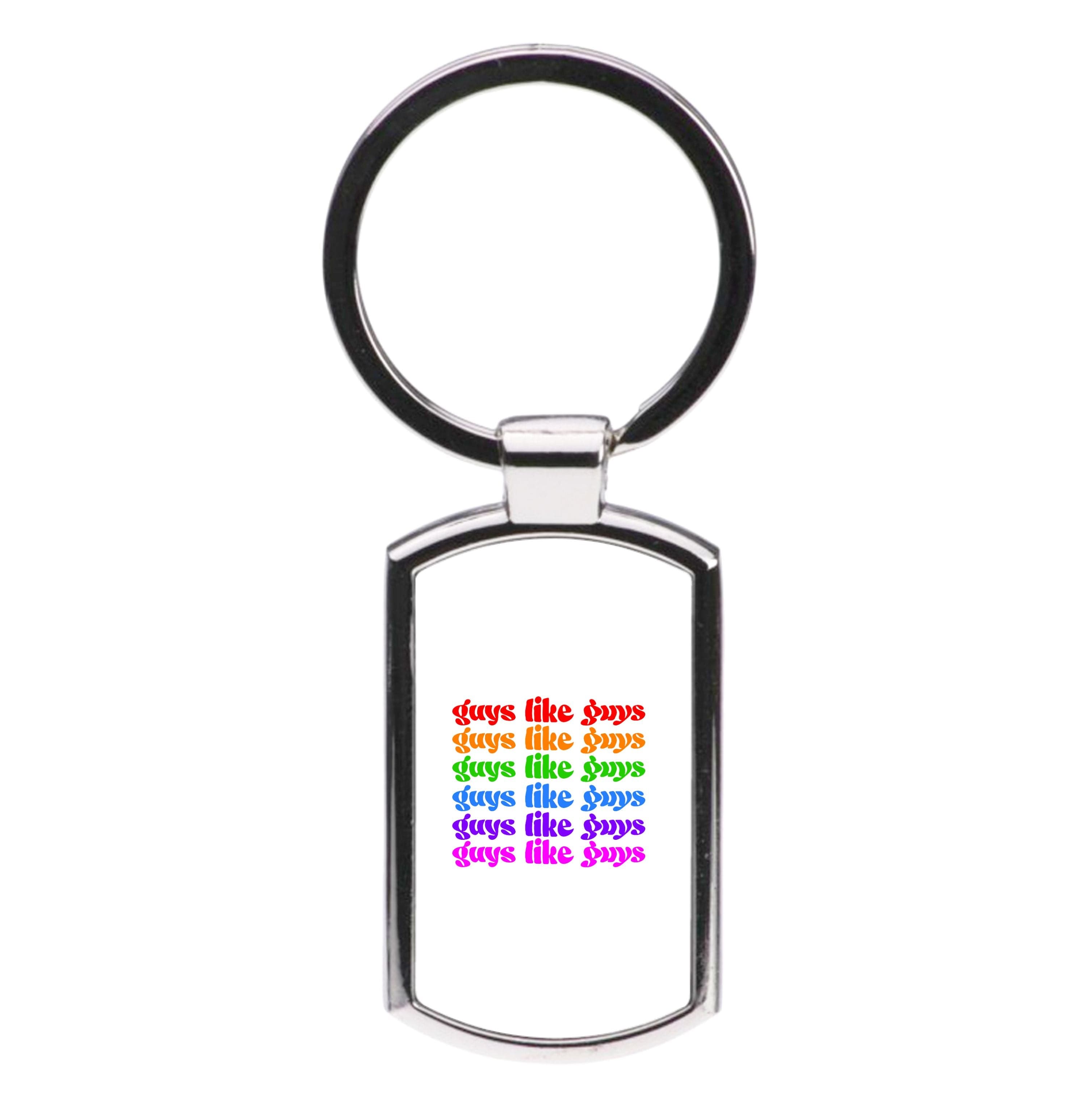 Guys like guys - Pride Luxury Keyring