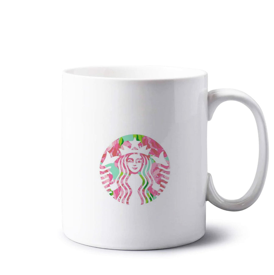 Pink Starbucks Logo Mug