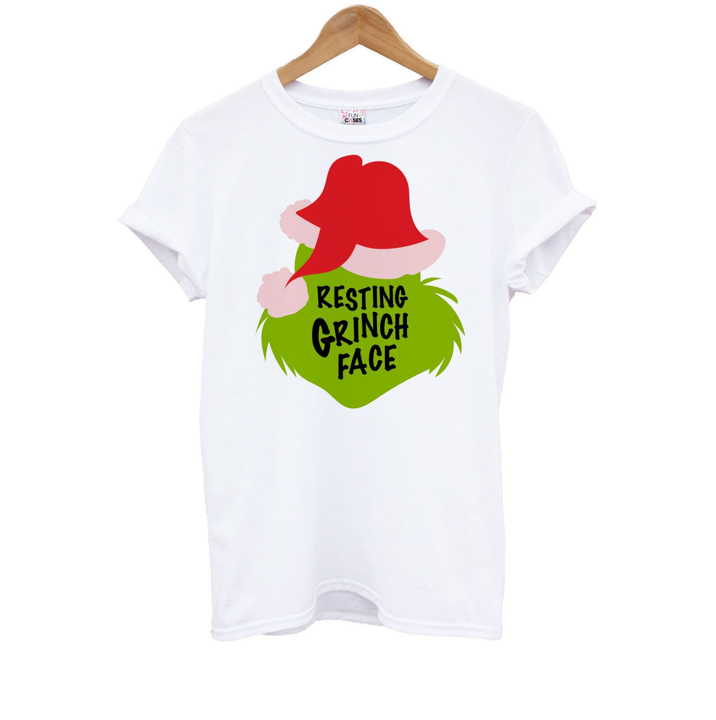 Resting Grinch Face Kids T-Shirt