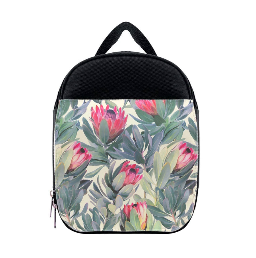 Painted Protea Pattern Lunchbox