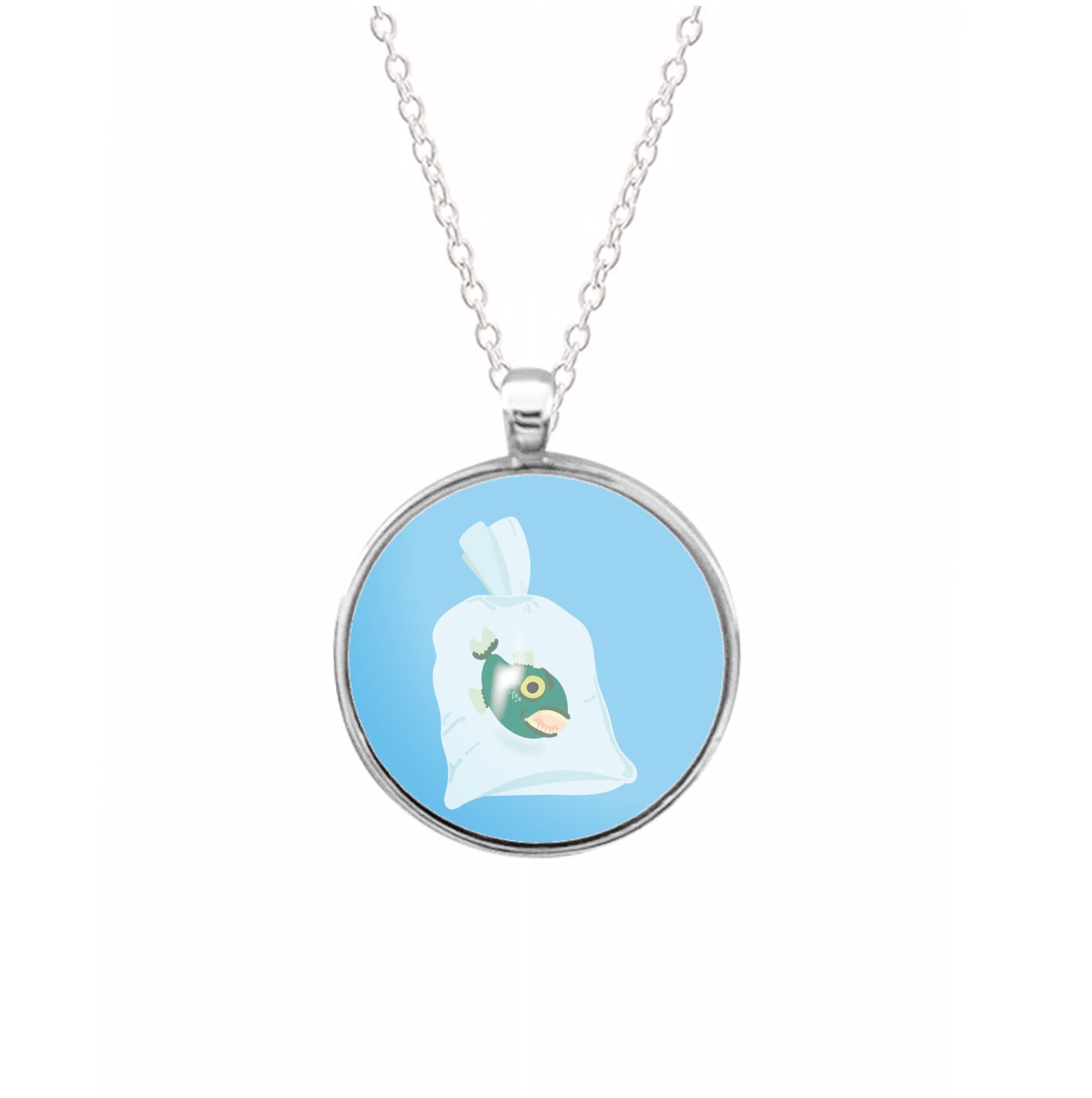 Fish In A Bag Wednesday Necklace