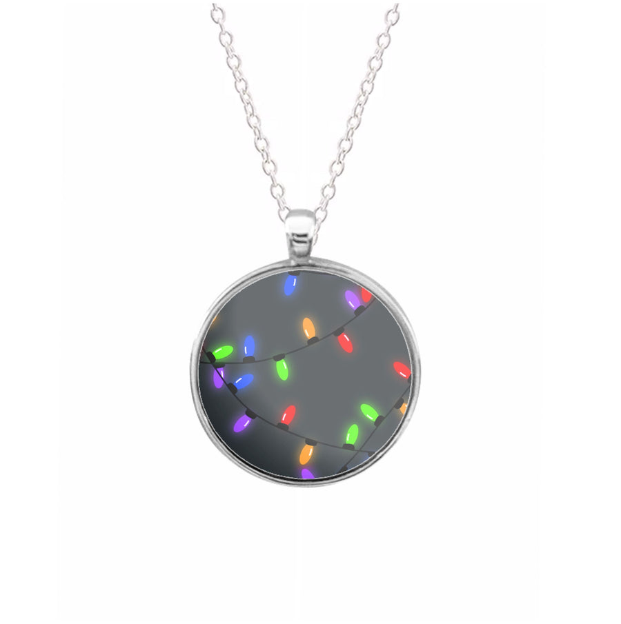 Rainbow Lights - Christmas Patterns Necklace