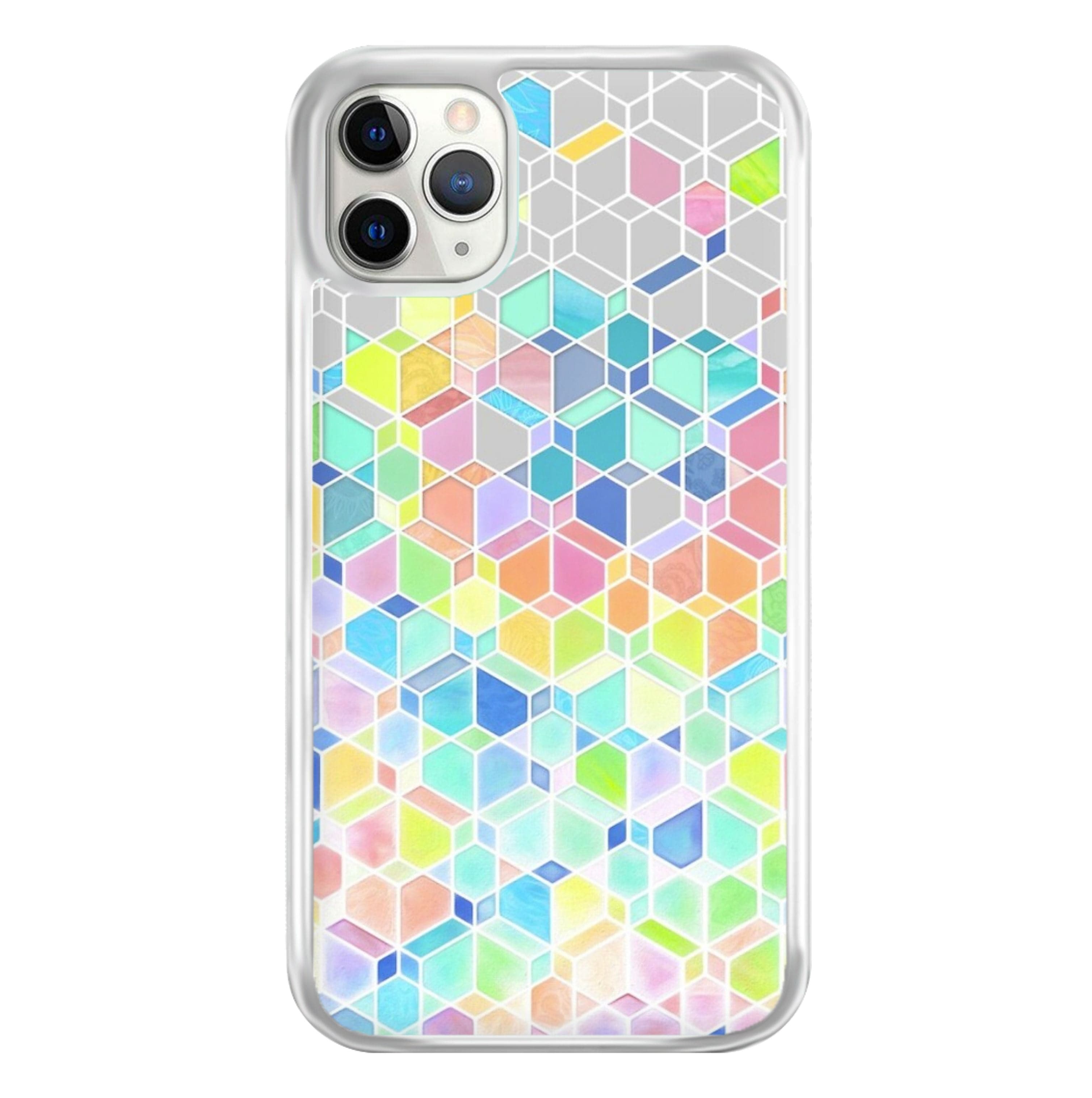 Bright Hexagon Pattern Phone Case