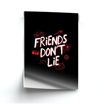 Friends Don't Lie Poster