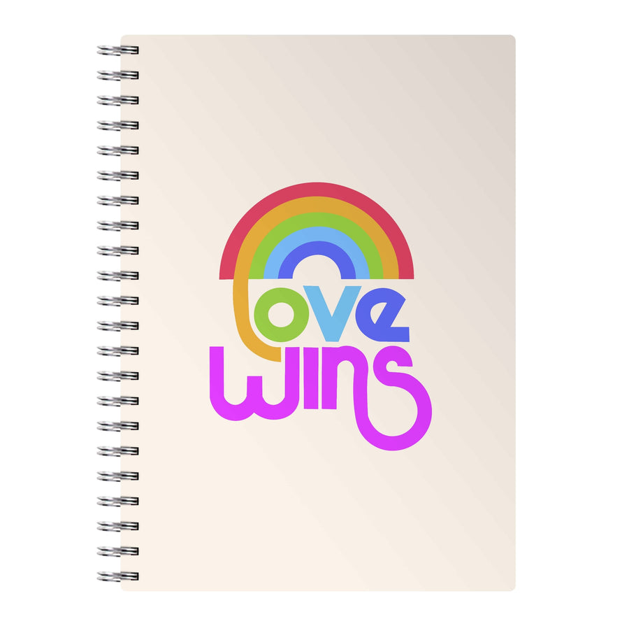 Love Wins - Pride Notebook