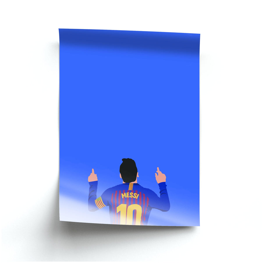 Messi - Football Poster