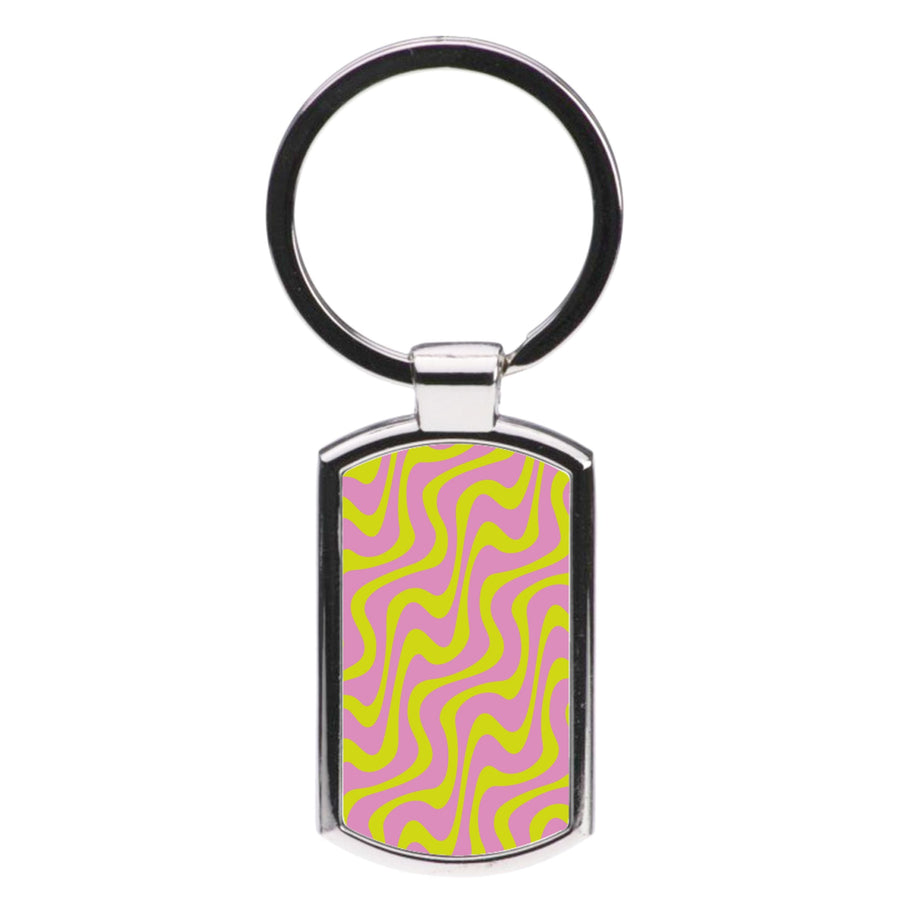 Abstract Pattern 9 Luxury Keyring
