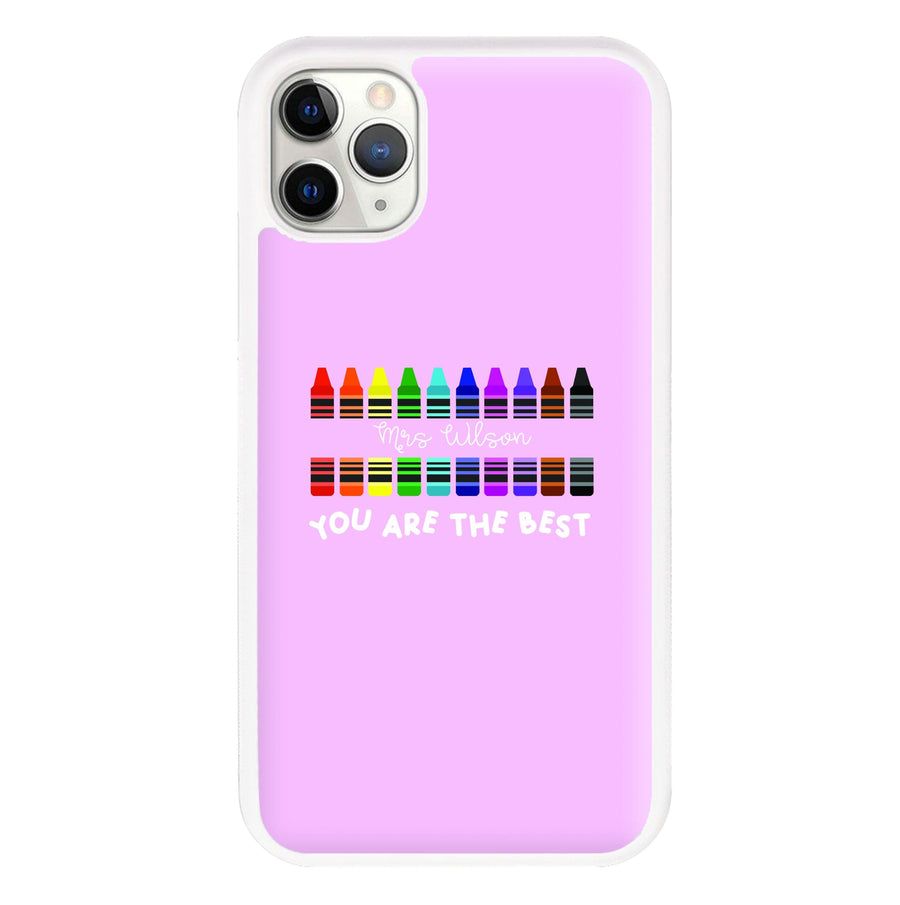 You Are The Best - Personalised Teachers Gift Phone Case