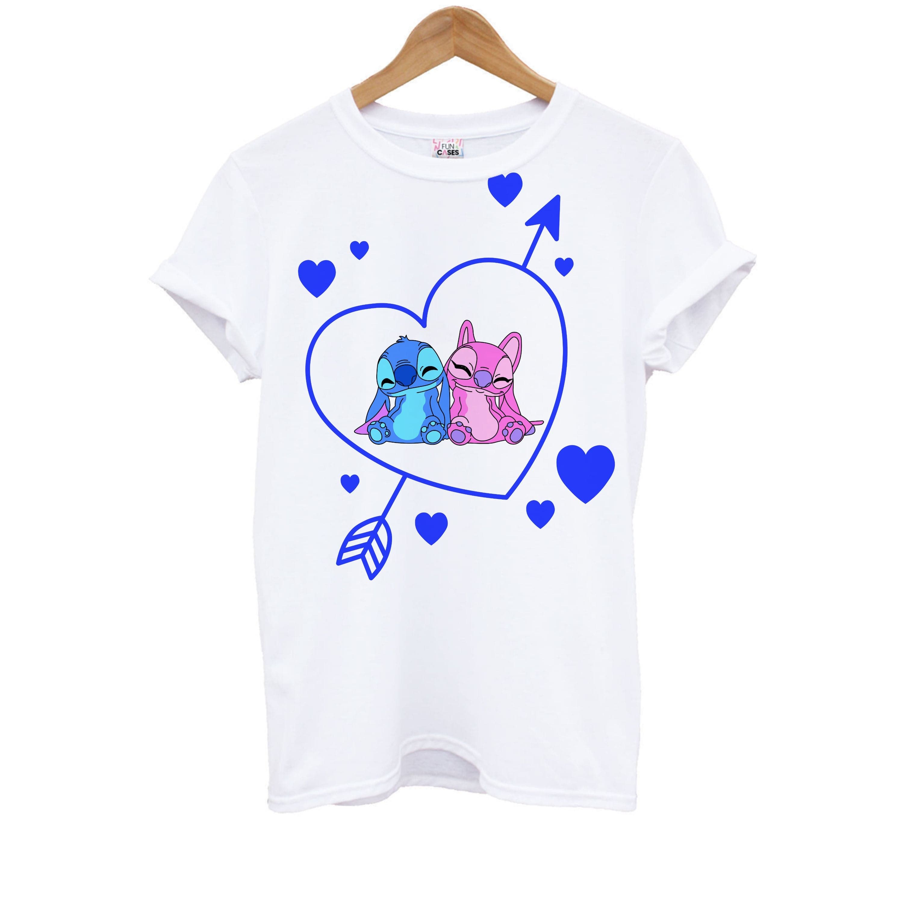 Arrow Heart - Pink Alien Kids T-Shirt