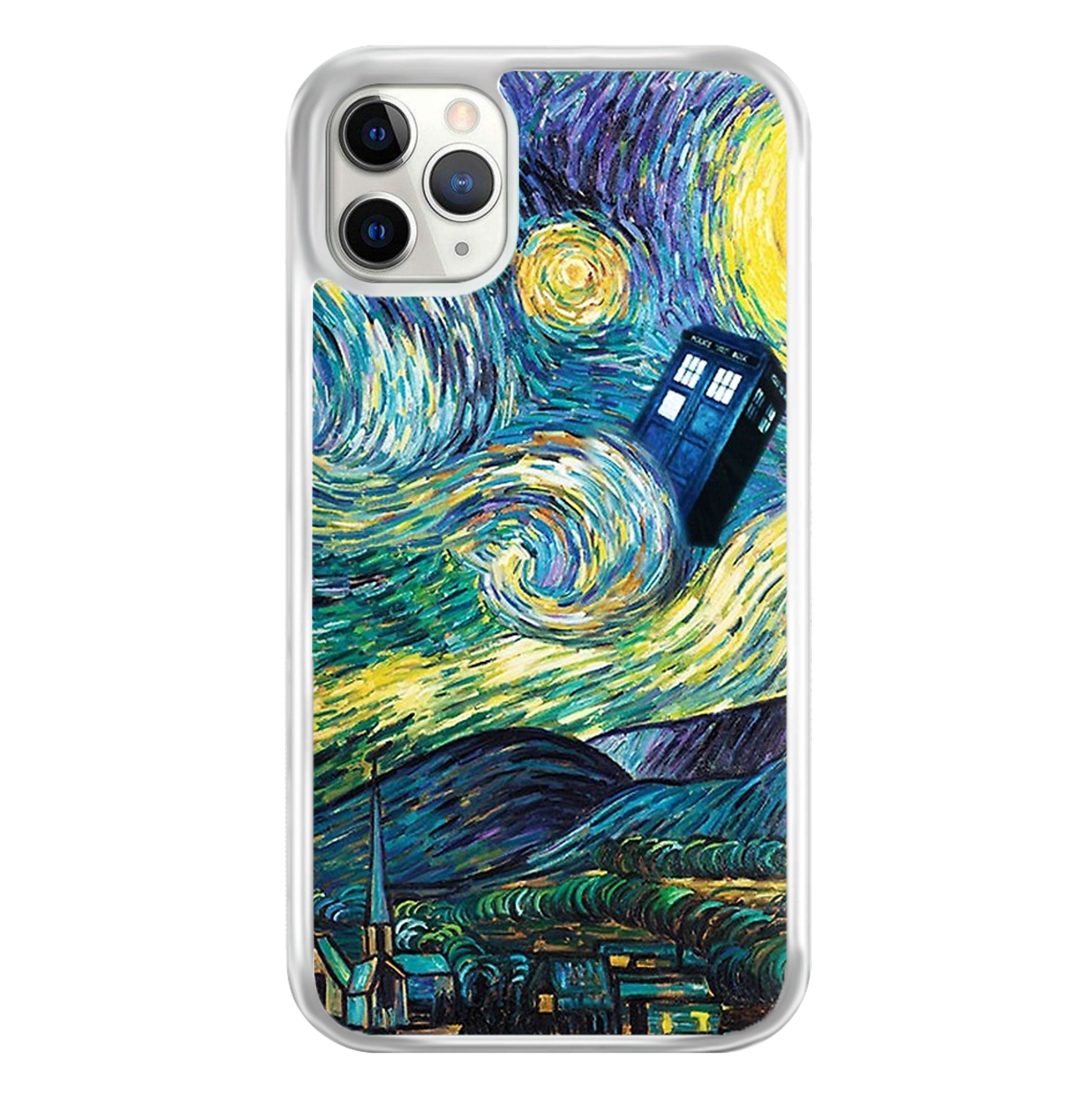 Starry Night Tardis Phone Case