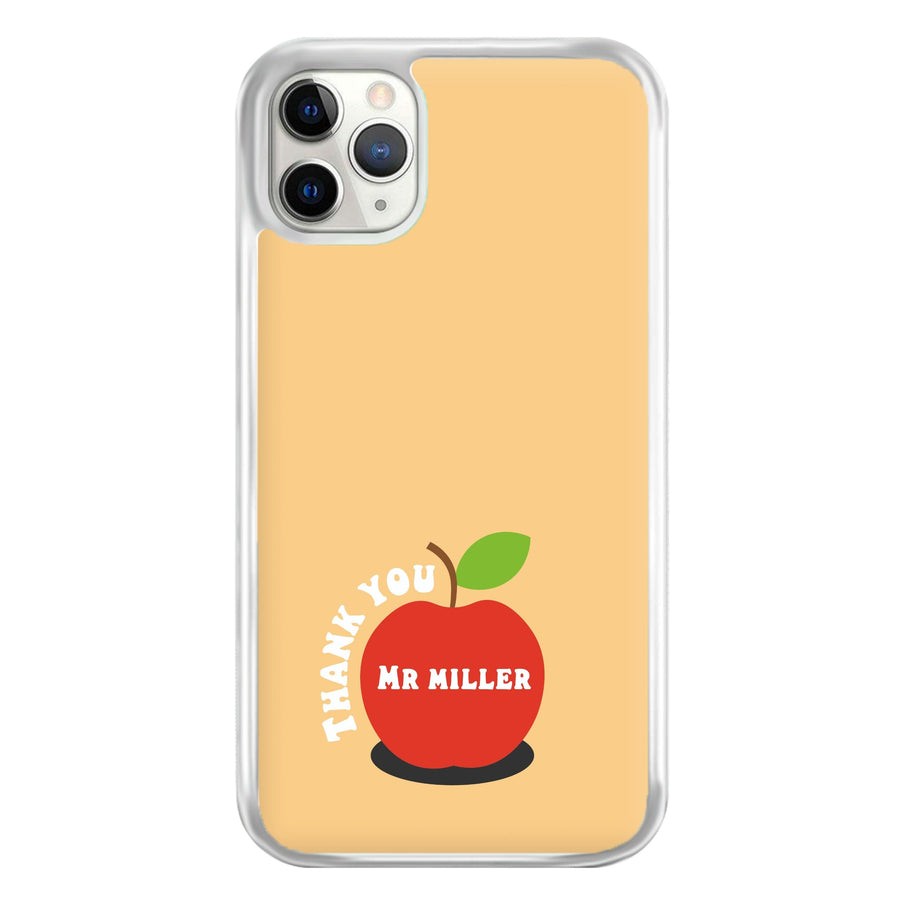 Apple - Personalised Teachers Gift Phone Case