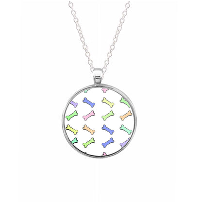 Multi colour bones - Dog Patterns Necklace