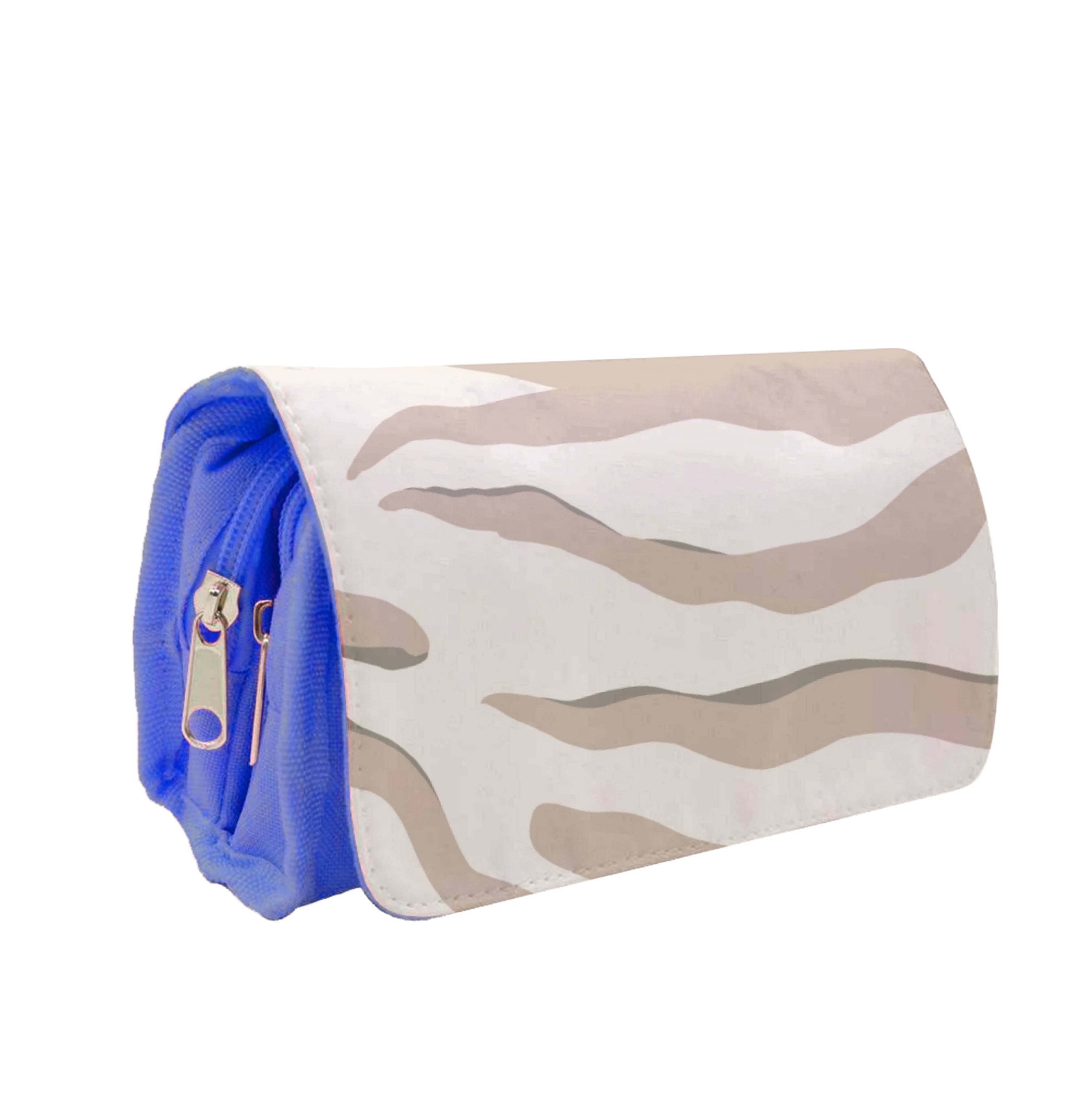 Neutral Tiger Print  Pencil Case