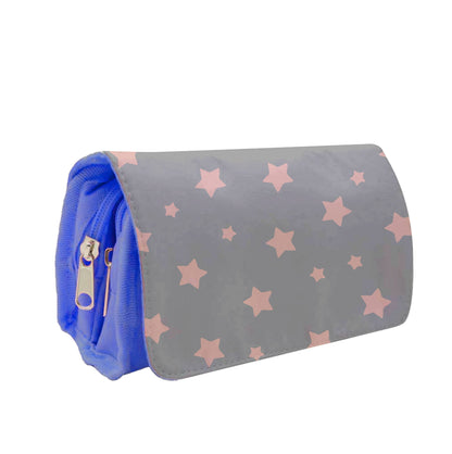 Rose Gold Star Pattern Pencil Case