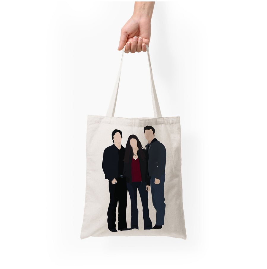 Main Characters - Vampire Diaries Tote Bag