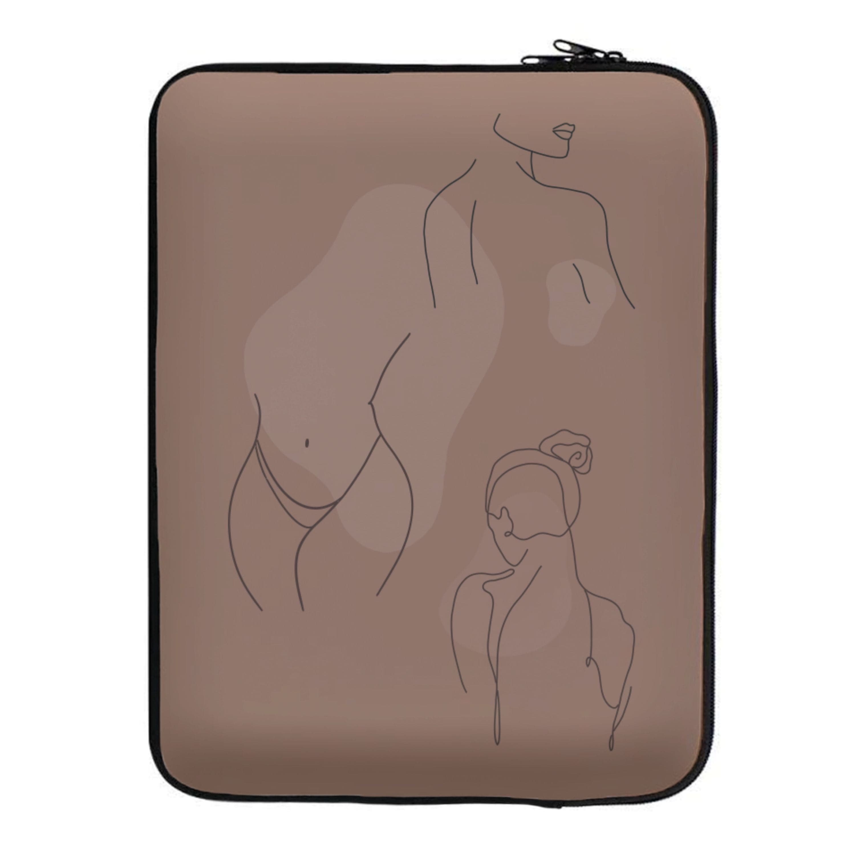 Silouhette nude Laptop Sleeve