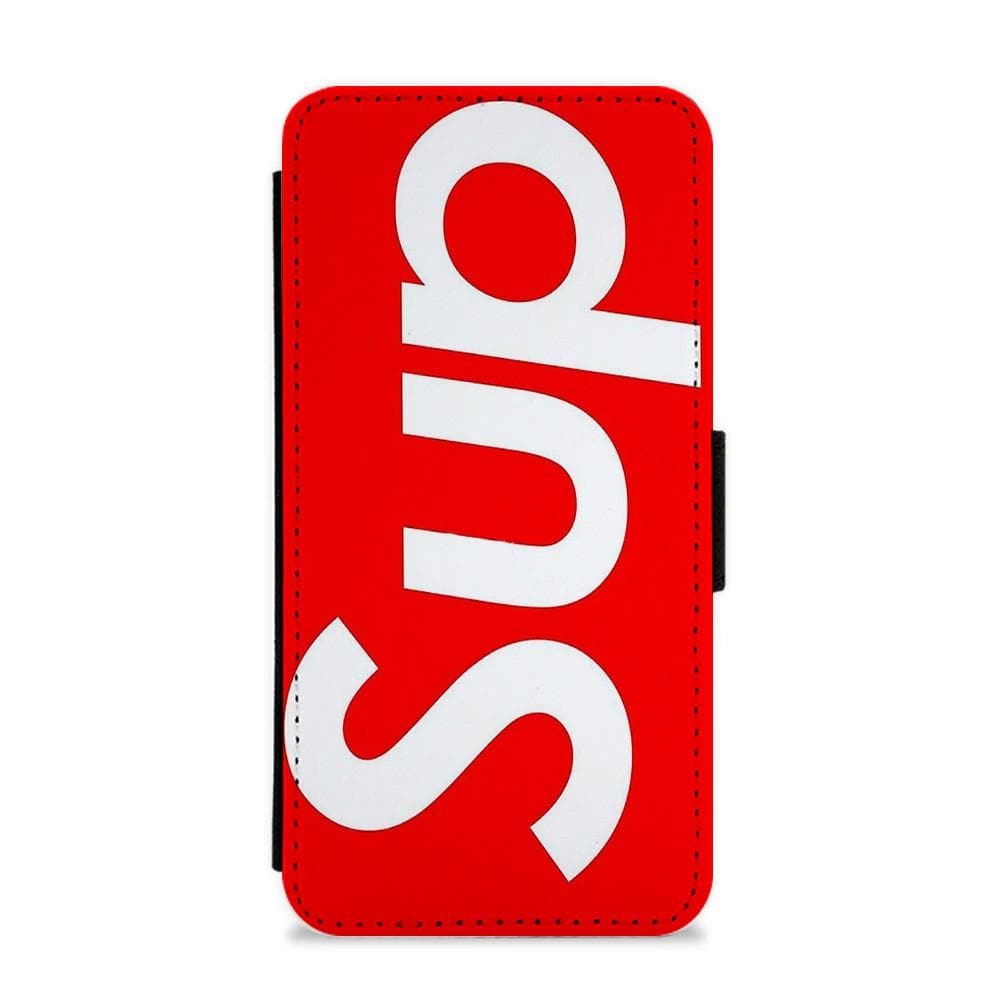 Sup - Supreme Logo Flip / Wallet Phone Case - Fun Cases