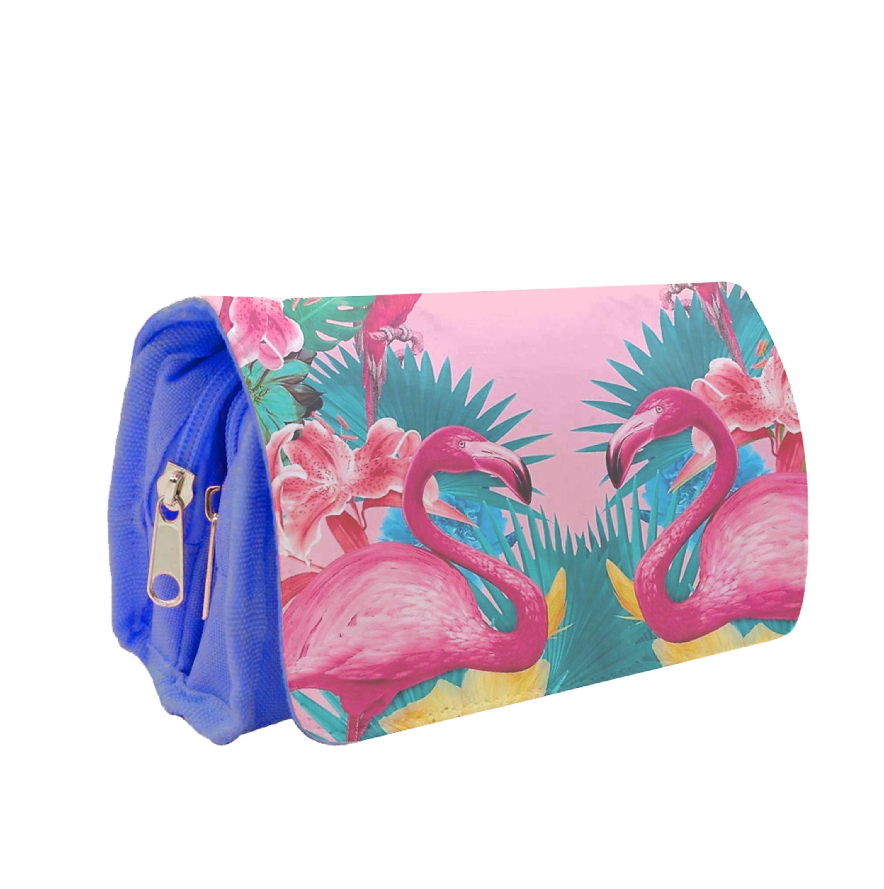 Flamingo and Tropical garden Pencil Case