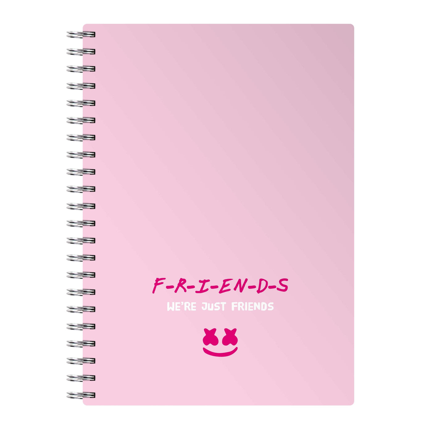 We're Just Friends - Marshmello Notebook