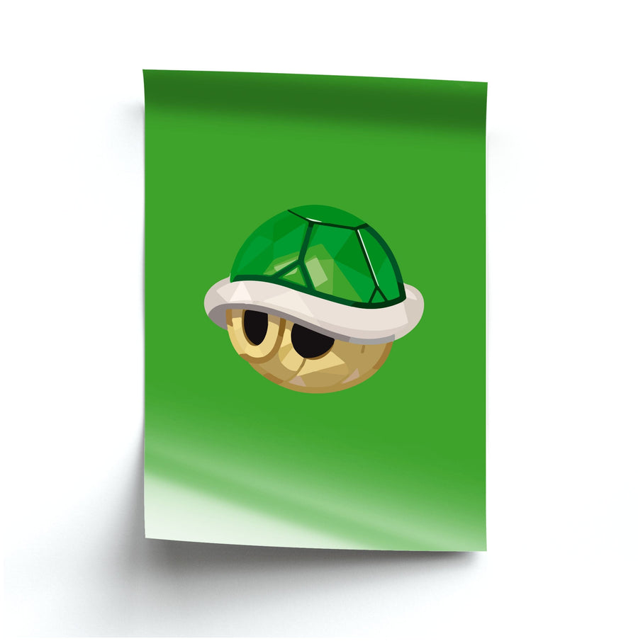 Green Koopa Troopa Shell - Mario Poster
