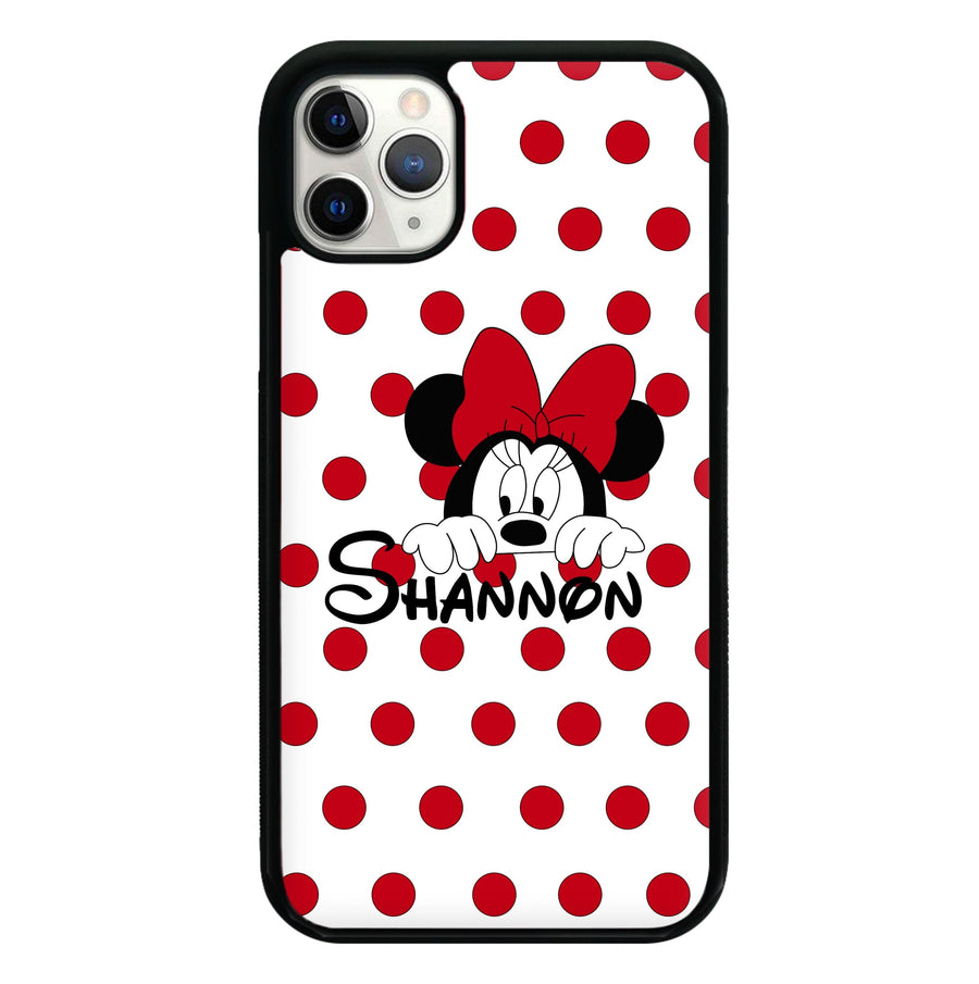 Minnie Mouse - Personalised Disney  Phone Case