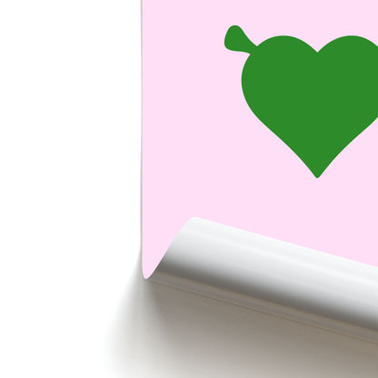 Green Ogre Heart Poster