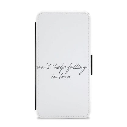 Can't Help Falling In Love Flip / Wallet Phone Case