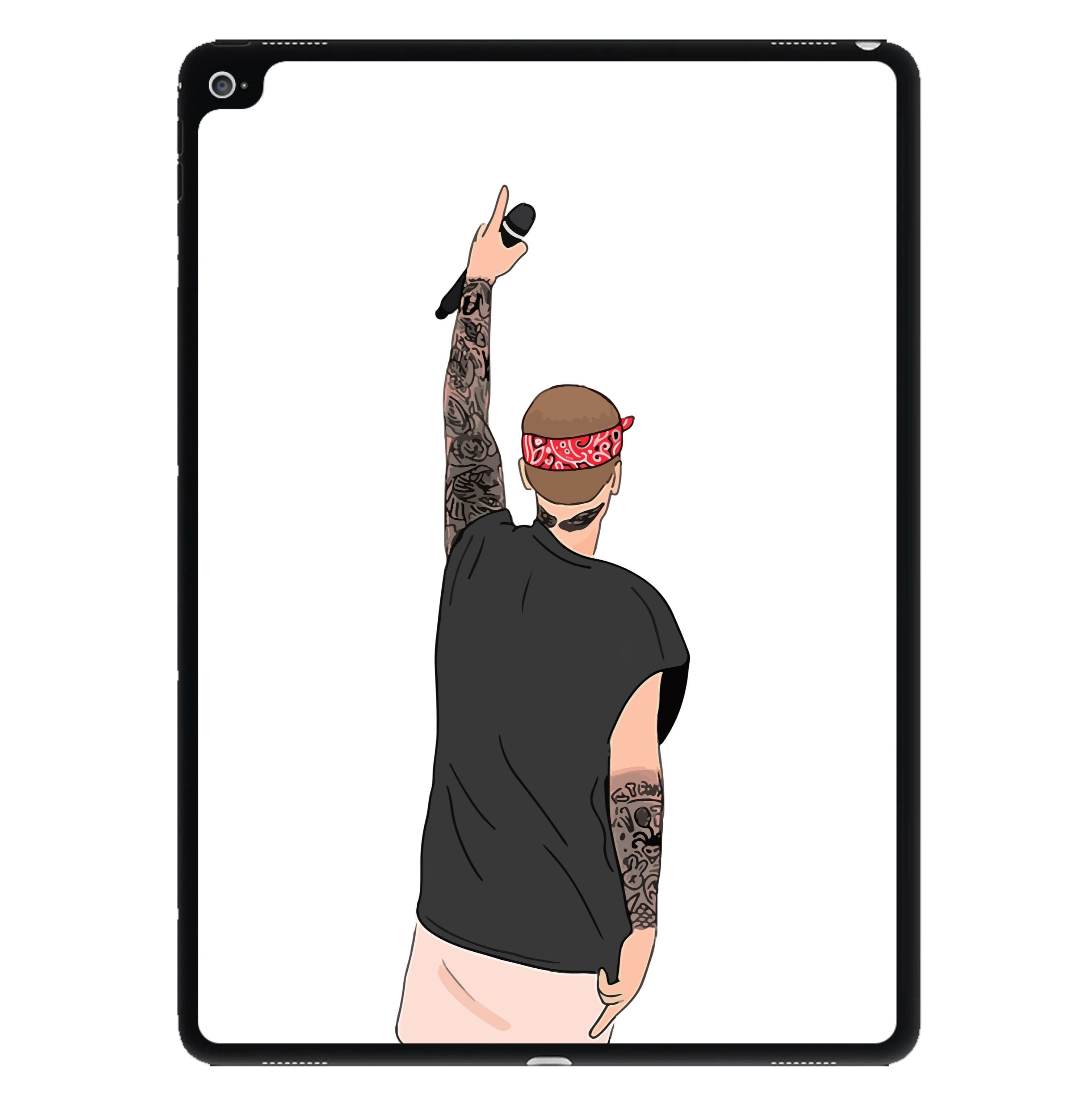 Bieber Back Concert Cartoon iPad Case