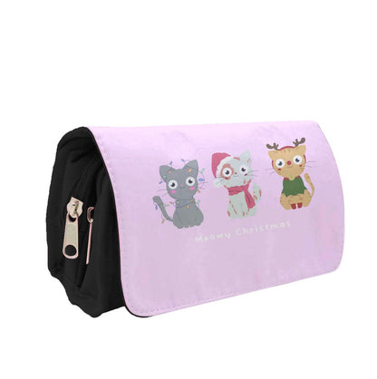 Meowy Christmas  Pencil Case