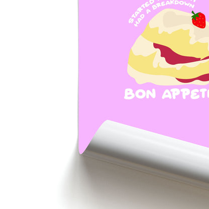 Bon Appetite - British Pop Culture Poster