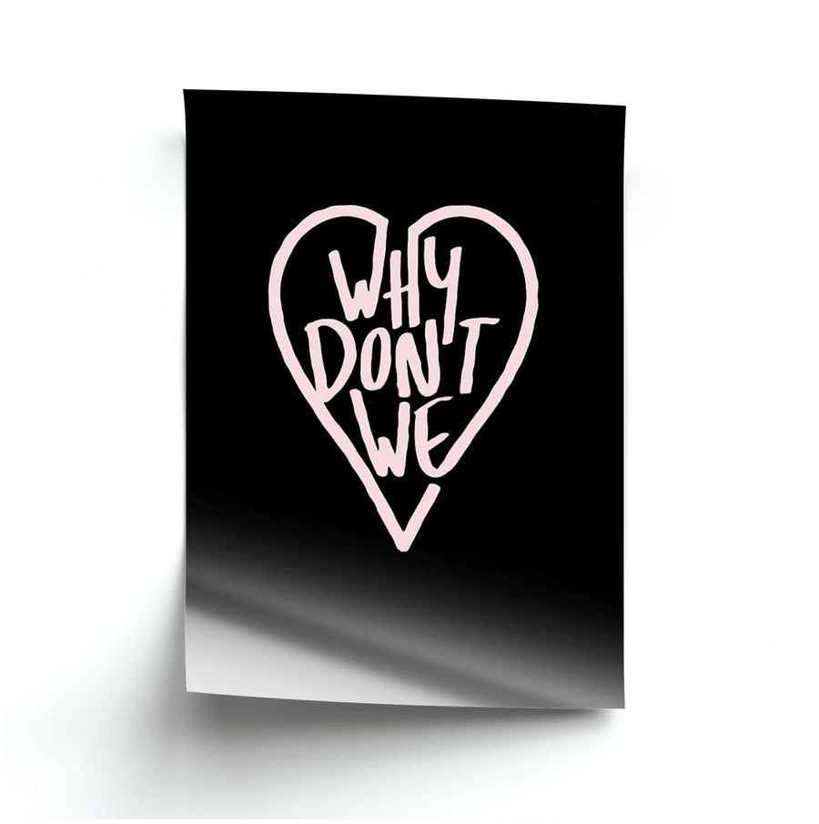 Why Don't We Heart Poster