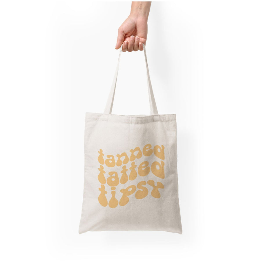 Tanned Tatted Tipsy - Summer Quotes Tote Bag