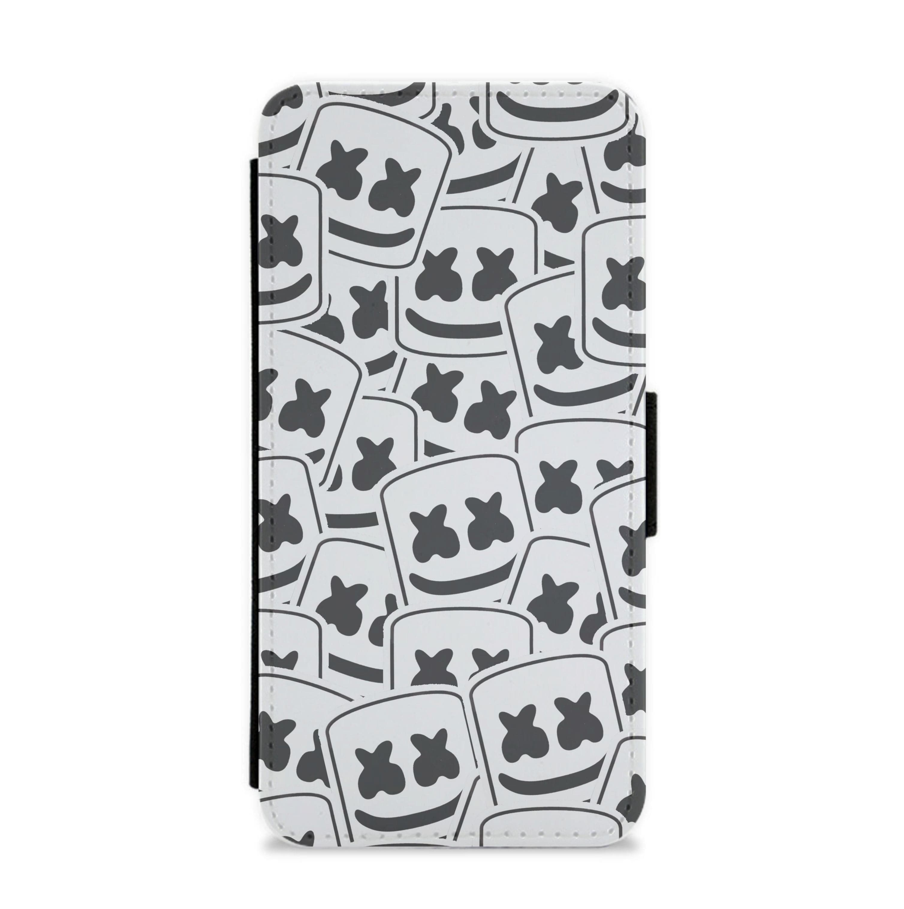 Collage - White Helmet DJ Flip / Wallet Phone Case